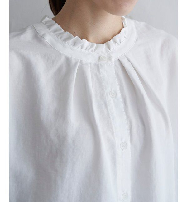 ikka「襟フリル2WAYブラウス」|シャツ・ブラウス|