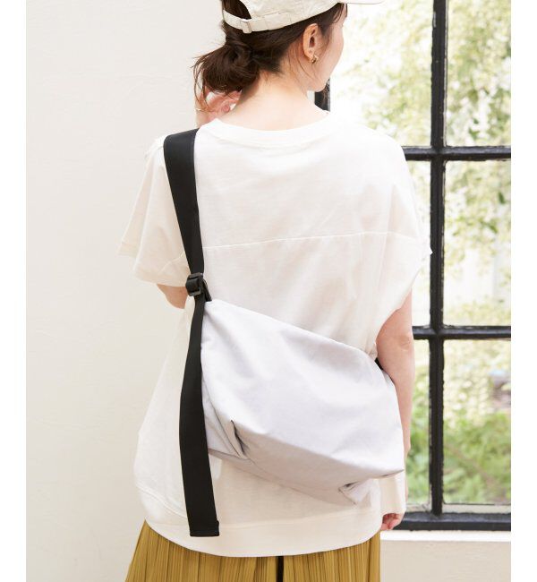 ikka「撥水ナイロン横長ショルダーバッグ」|その他|