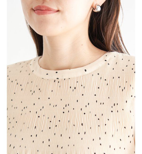 ikka「マジョリカ3段プリーツブラウス」|シャツ・ブラウス|