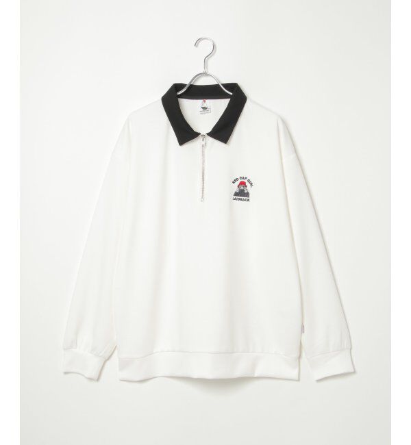 VENCE share style「Red Cap Girl レッドキャップガール ダンボ－ルニットハーフジップ」|その他|