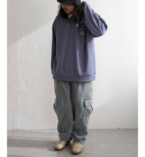 VENCE share style「Red Cap Girl レッドキャップガール ダンボ－ルニットハーフジップ」|その他|