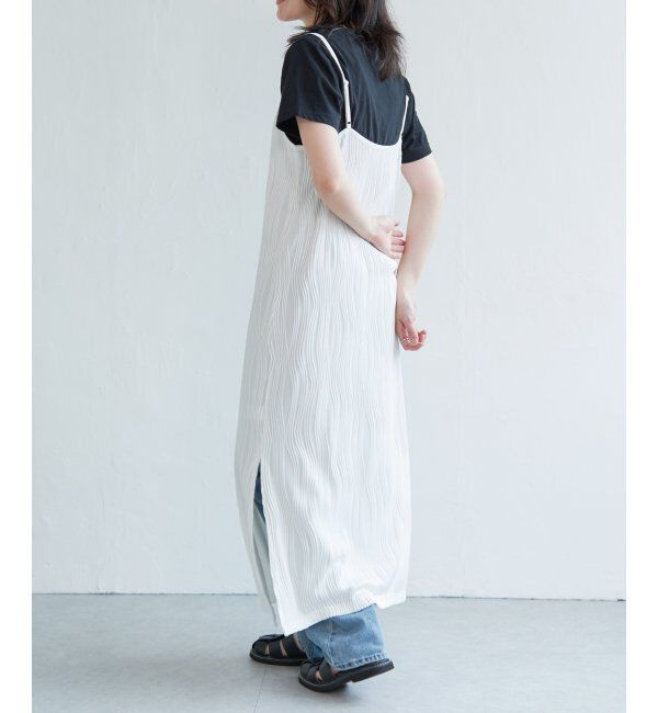 VENCE share style「ウェーブパイピングキャミワンピース」|ワンピース|