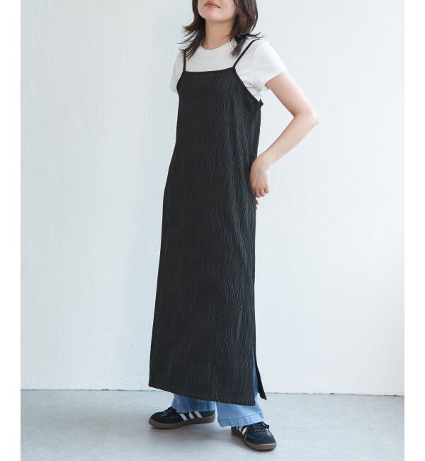 VENCE share style「ウェーブパイピングキャミワンピース」|ワンピース|