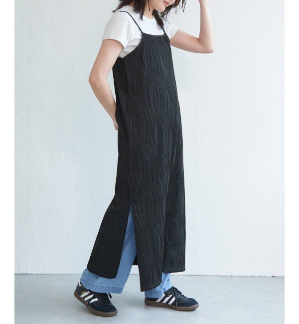 VENCE share style「ウェーブパイピングキャミワンピース」|ワンピース|