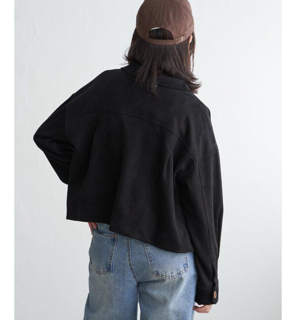 VENCE share style「カットスェードオーバーシャツ」|シャツ・ブラウス|