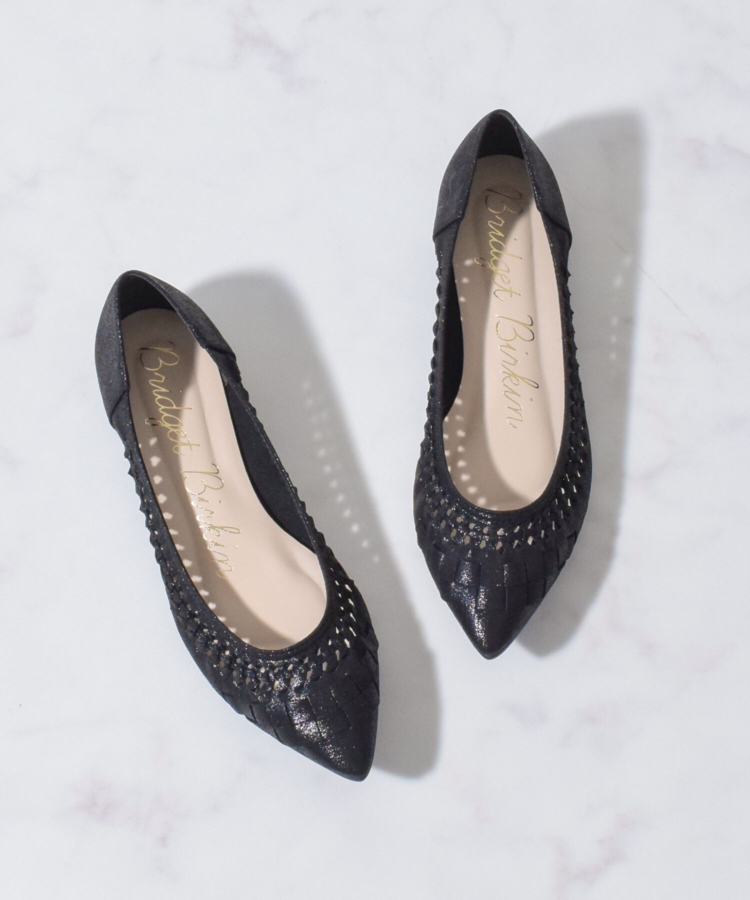 Bridget Birkin「【Bridget Birkin】編み込みフラットシューズ(551523)」|パンプス|