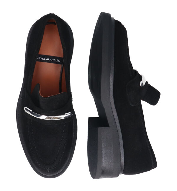 IMPORT SELECT「【ANGEL ALARCON】ラウンドトウメタルオーナメントローファー(D51614)」|ローファー|