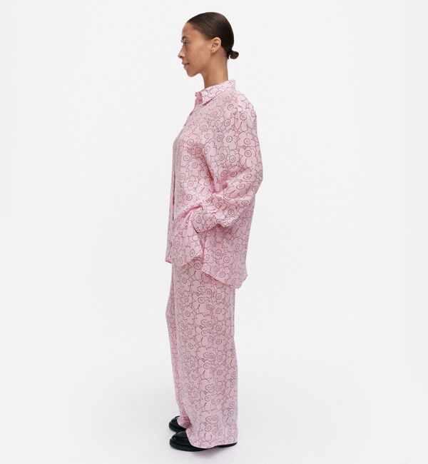 Marimekko「Sh Runsas Piirto Unikko シャツ」|シャツ・ブラウス|