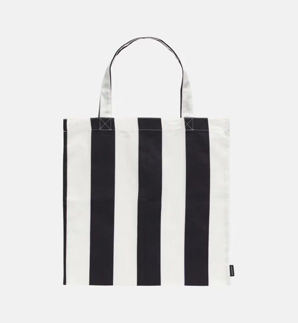 Marimekko「【一部店舗・オンラインストア限定】Korsi トートバッグ 44&times;43cm」|トートバッグ|ブラック&times;ホワイト