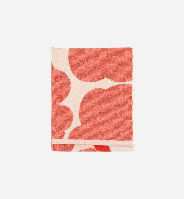 Marimekko「Unikko ハンドタオル 50&times;70cm」|タオル|ｵﾌﾎﾜｲﾄ&times;ｵﾚﾝｼﾞﾚｯﾄﾞ