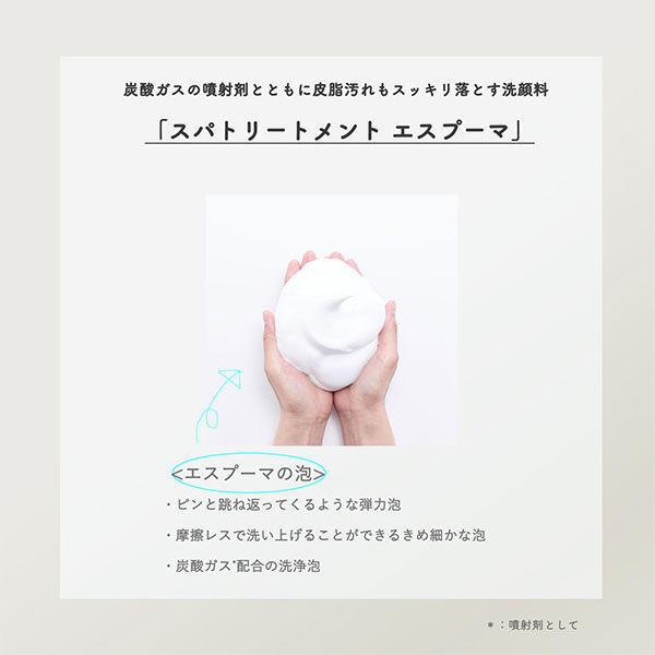  「Spa treatment(スパトリートメント) エスプーマ (180ｇ)」|洗顔料|