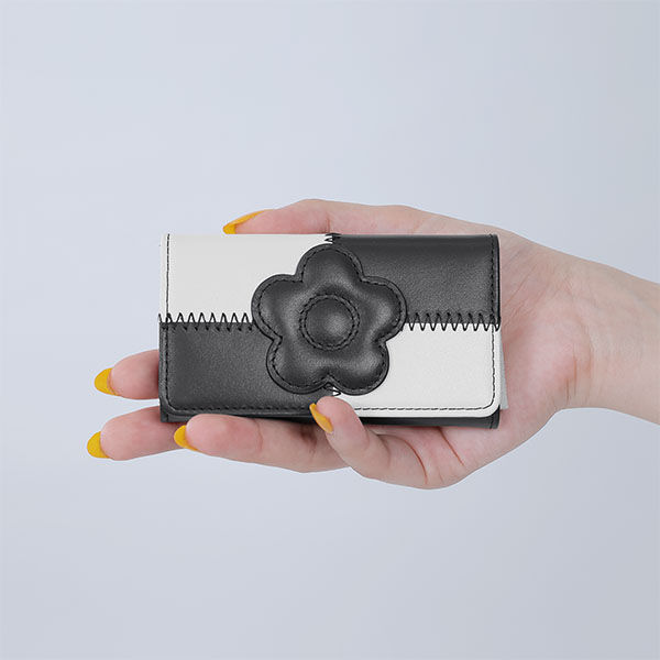 MARY QUANT「パッチワーク キーケース」|キーケース|ブラック