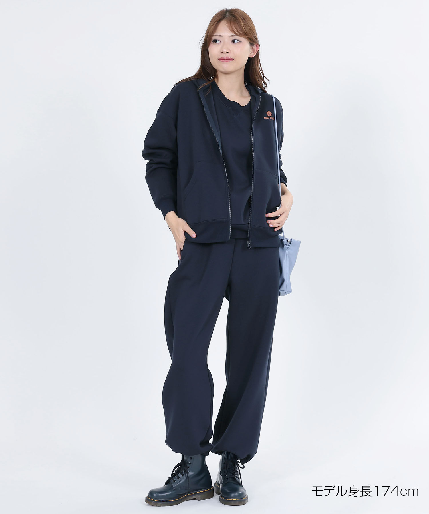 MARY QUANT「ロゴボンディング パーカ」|パーカー|