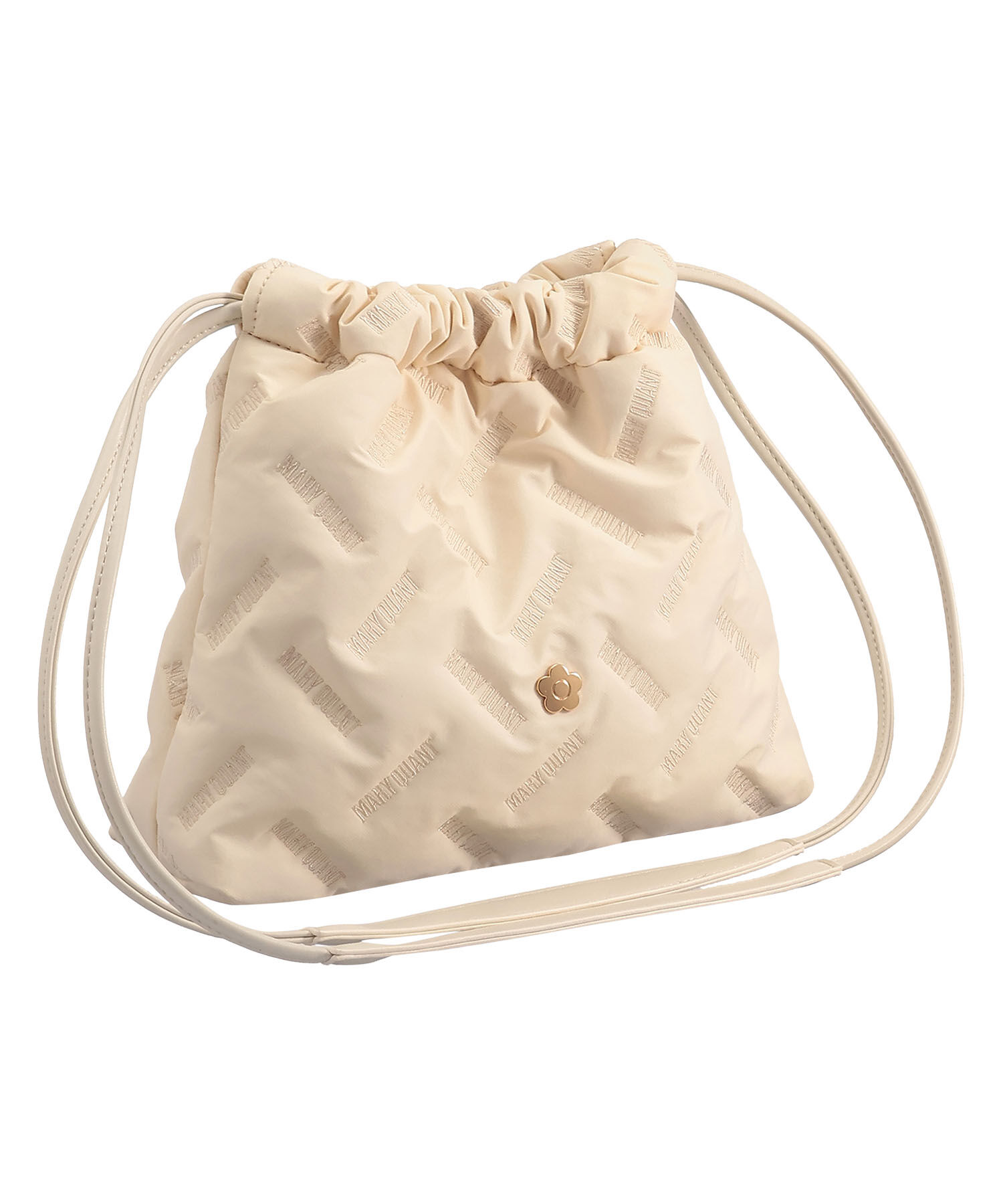 MARY QUANT「バイアスロゴ刺繍 ミニトート」|トートバッグ|