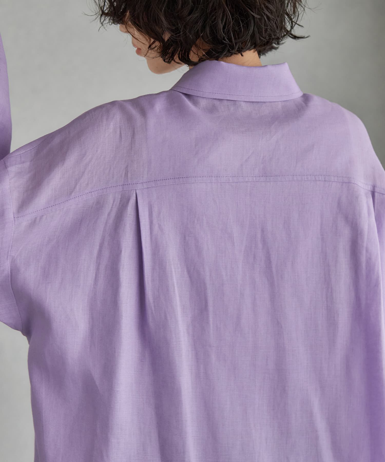 STYLE DELI「【LUXE】リネン100%リラックスシャツ」|ワンピース|