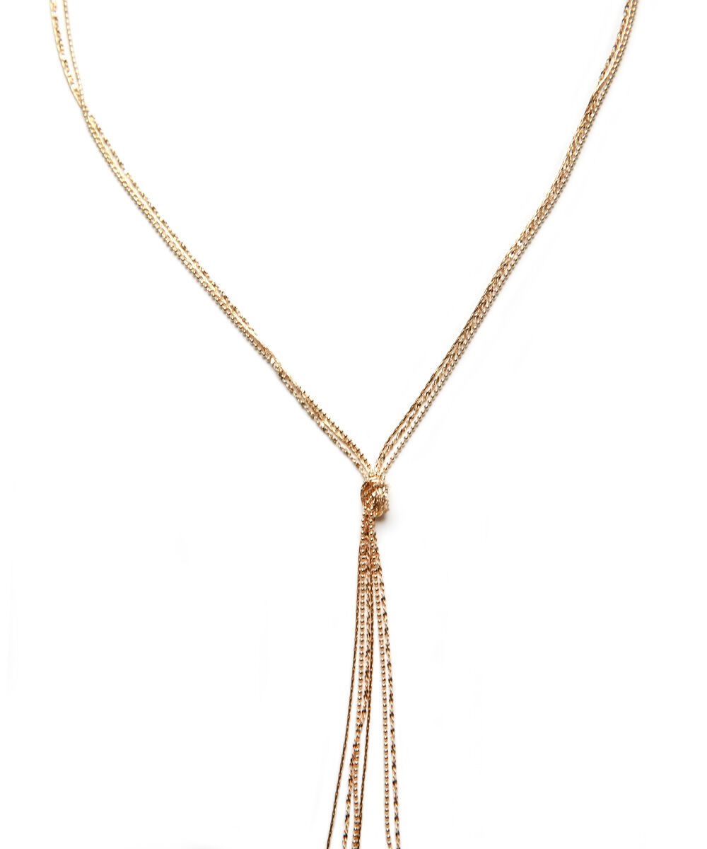 colleca la「ノットチェーンロングネックレス」|ネックレス|