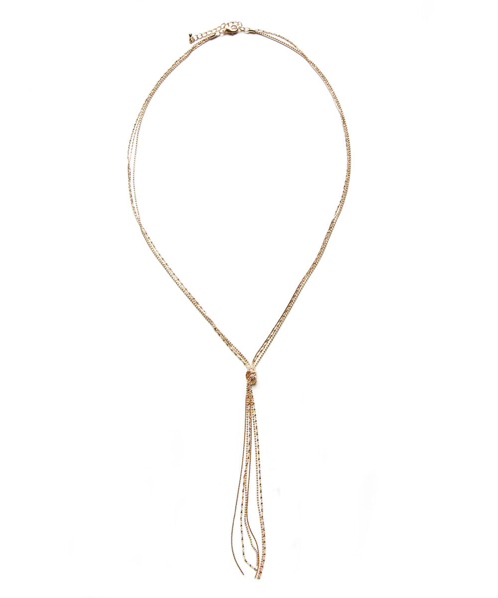 colleca la「ノットチェーンロングネックレス」|ネックレス|