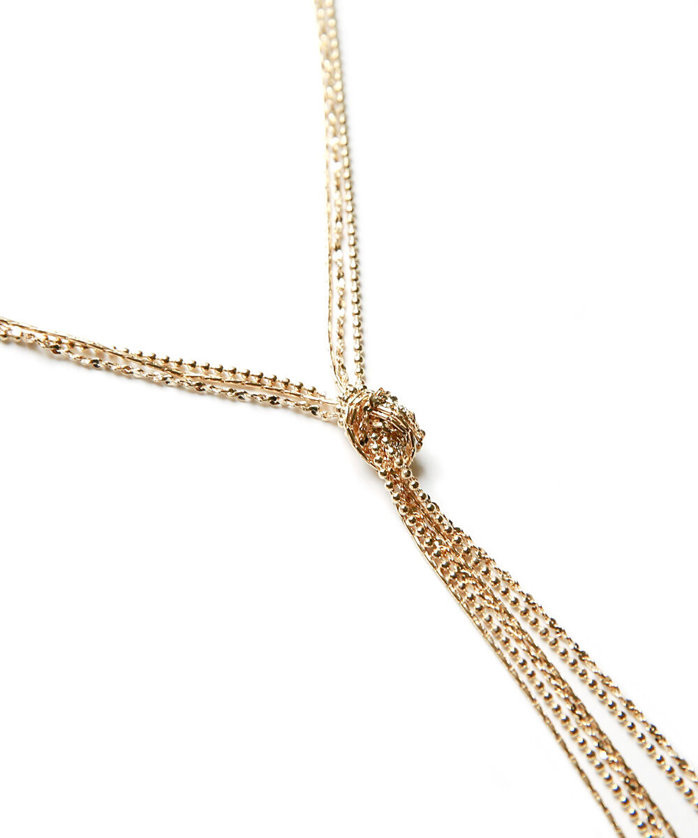 colleca la「ノットチェーンロングネックレス」|ネックレス|