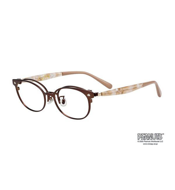  「Zoff PEANUTS 跳ね上げ式 メガネ (フリップアップ) スヌーピー オラフ アンディ SNOOPY レンズ交換券付」|メガネ|