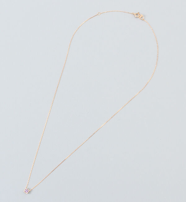 JUPITER「【シリーズ累計販売 4000点突破！】【K10】天然石ネックレス/2月誕生石/アメシスト」|ネックレス|