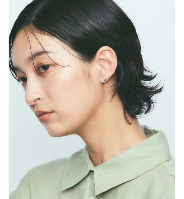 Jouete「ジルコニア チュージング ピアス コンビカラー」|ピアス|