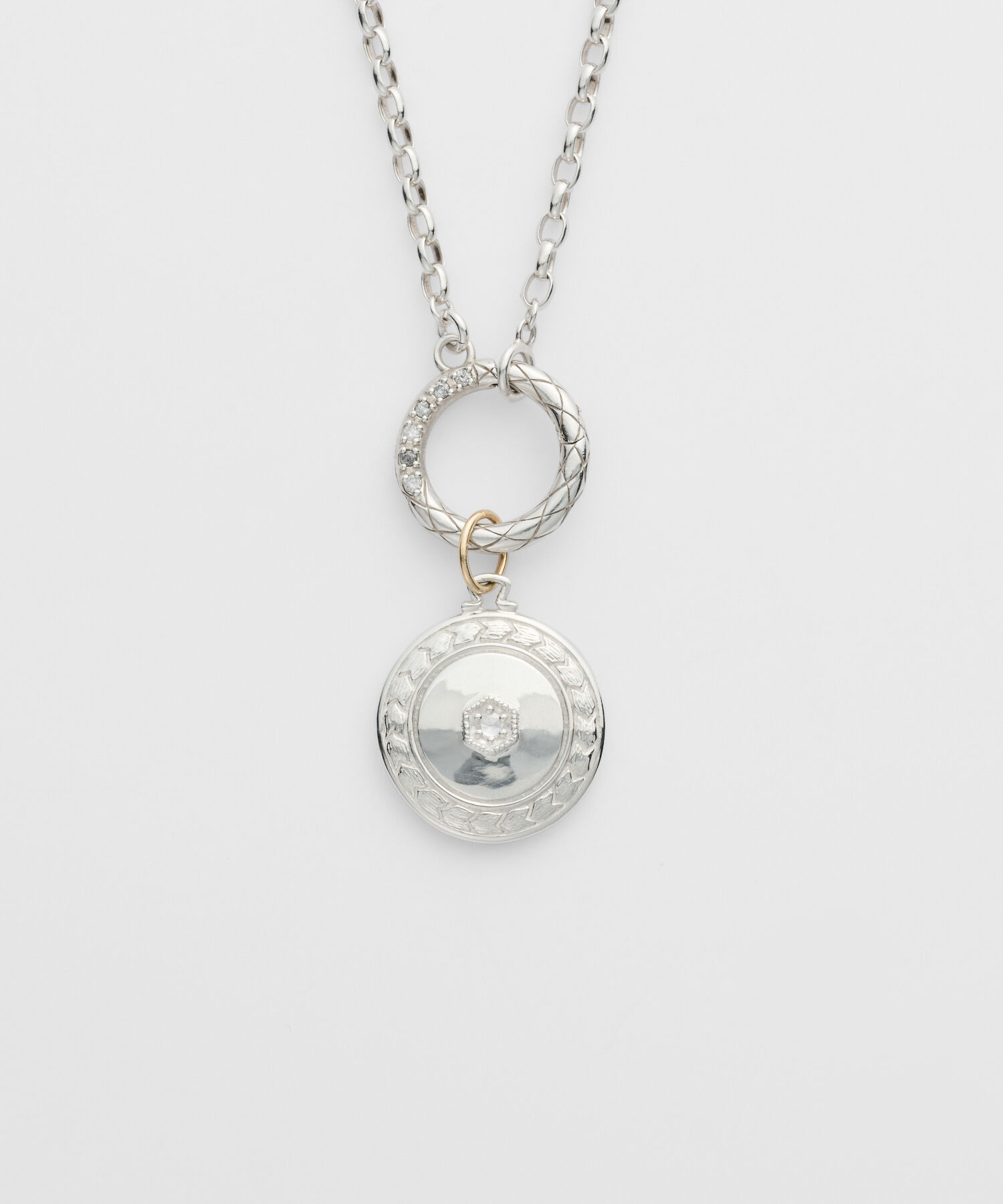 agete「シルバーダイヤモンドチャーム」|その他|