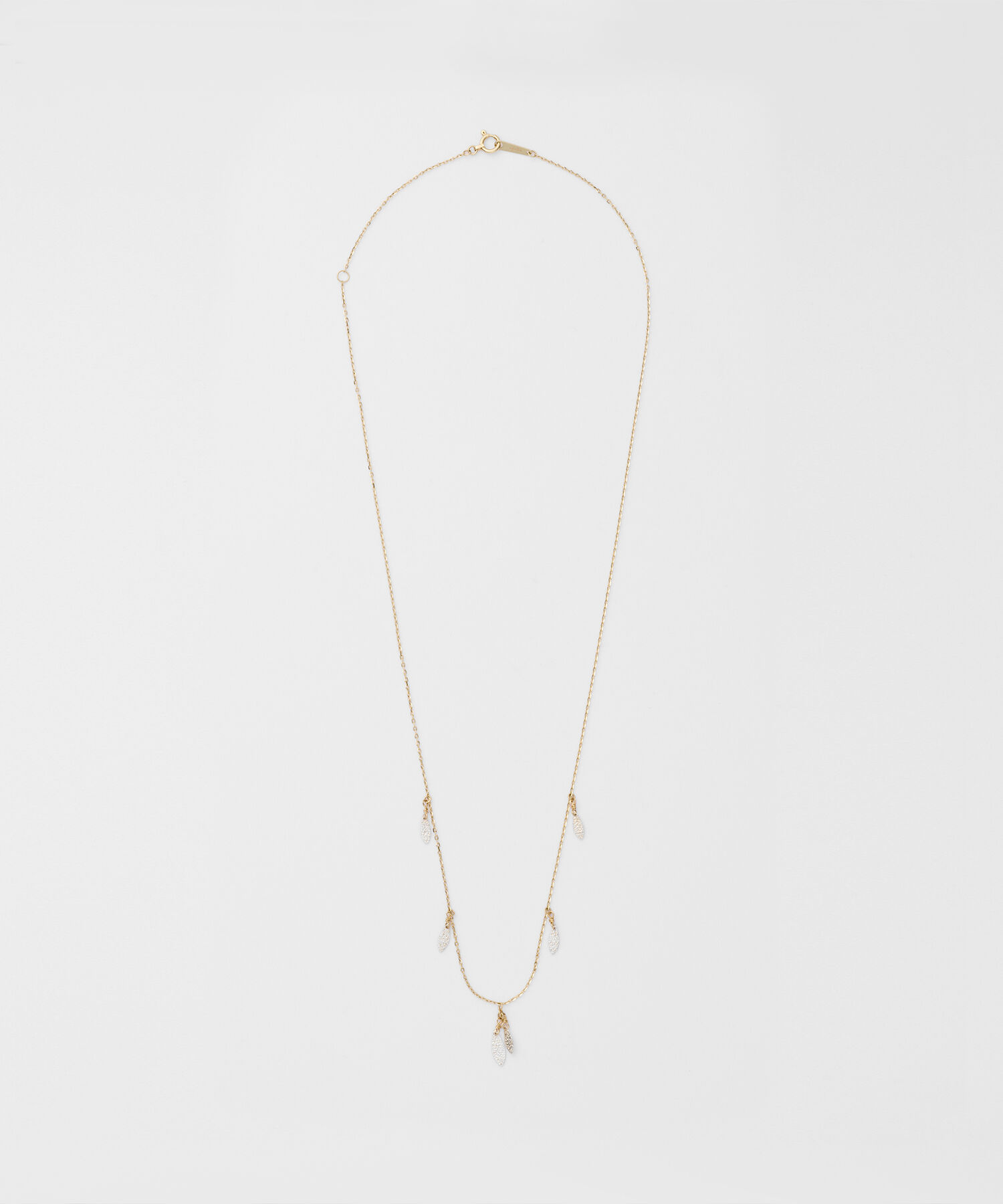 agete「K10／シルバーネックレス」|ネックレス|