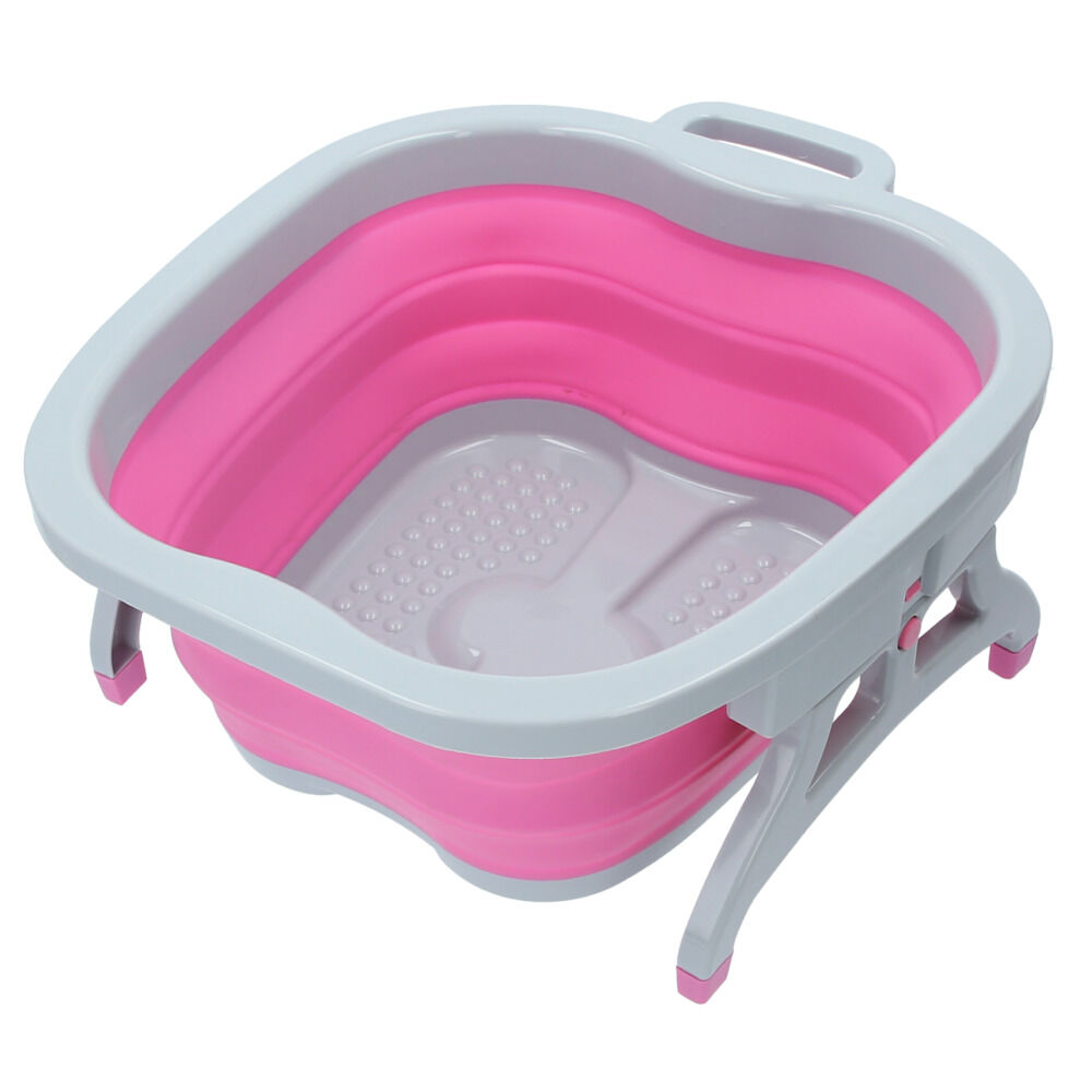 BACKYARD FAMILY「足湯 バケツ 折りたたみ 通販 ASHI湯 折りたためる フットバス 足湯器 家庭用 自宅用」|その他|ピンク1
