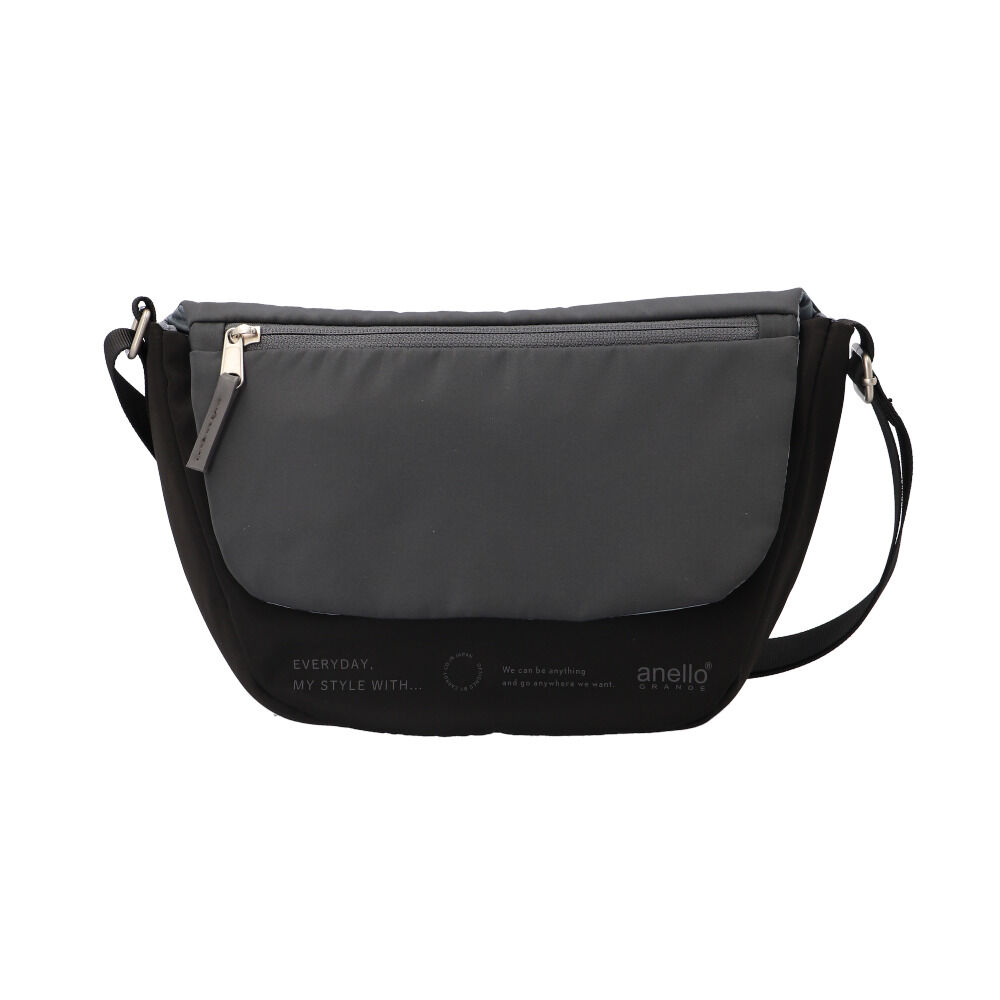 anello「アネログランデ ショルダー anello GRANDE GHM0691 通販 ショルダーバッグ」|ショルダー・メッセンジャー|ブラック1
