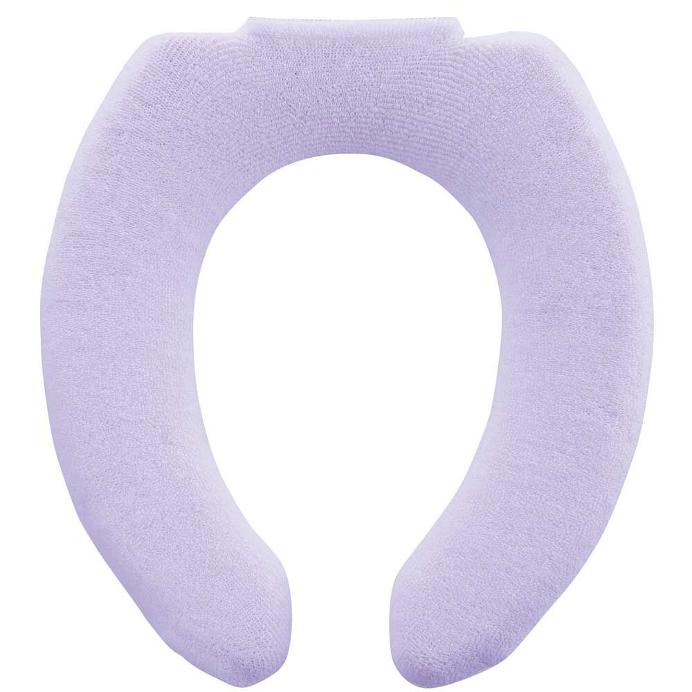 BACKYARD FAMILY「便座カバー U型 トイレカバー 通販 U型便座カバー トイレ便座カバー トイレ カバー 便座マット」|トイレタリー・ランドリーグッズ|パープル3