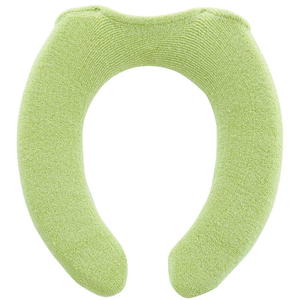 BACKYARD FAMILY「便座カバー U型 トイレカバー 通販 U型便座カバー トイレ便座カバー トイレ カバー 便座マット」|トイレタリー・ランドリーグッズ|グリーン1