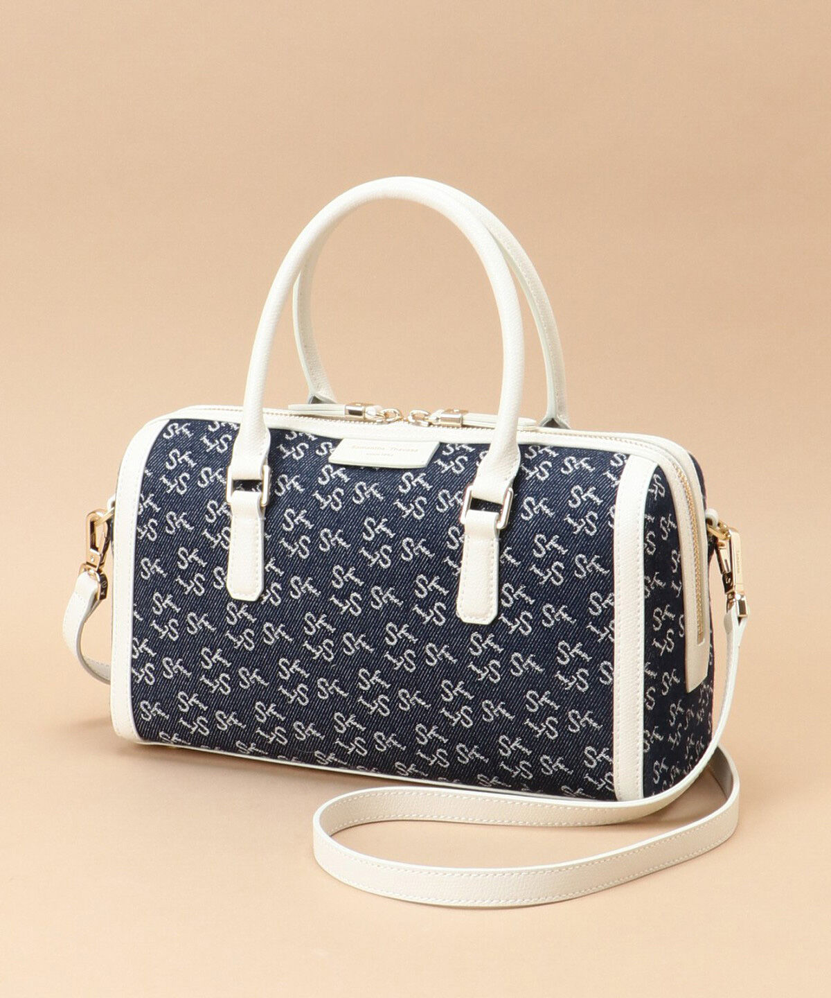 Samantha Thavasa「Denim ST Jacquard ボストンバッグ」|ボストンバッグ|