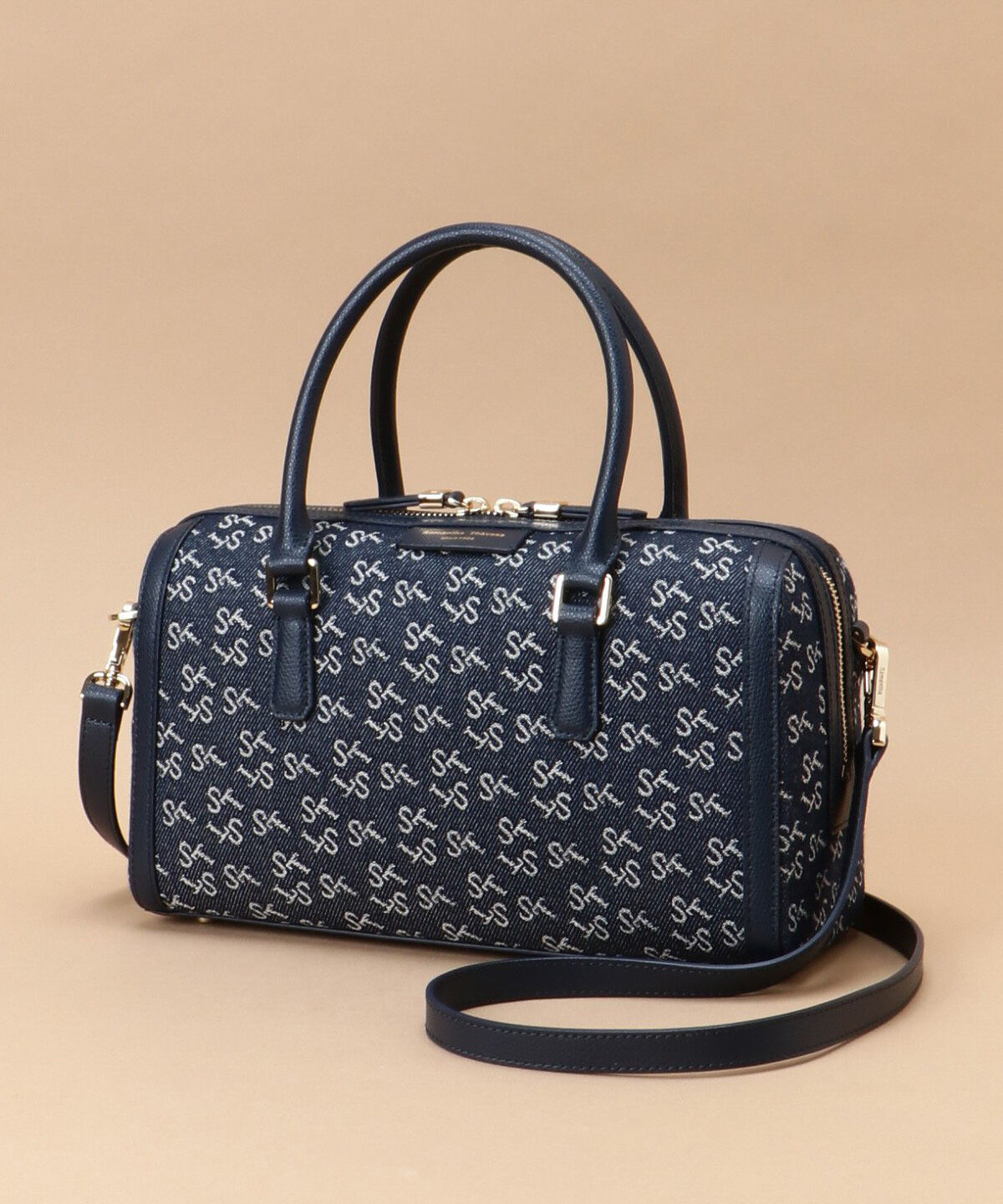 Samantha Thavasa「Denim ST Jacquard ボストンバッグ」|ボストンバッグ|