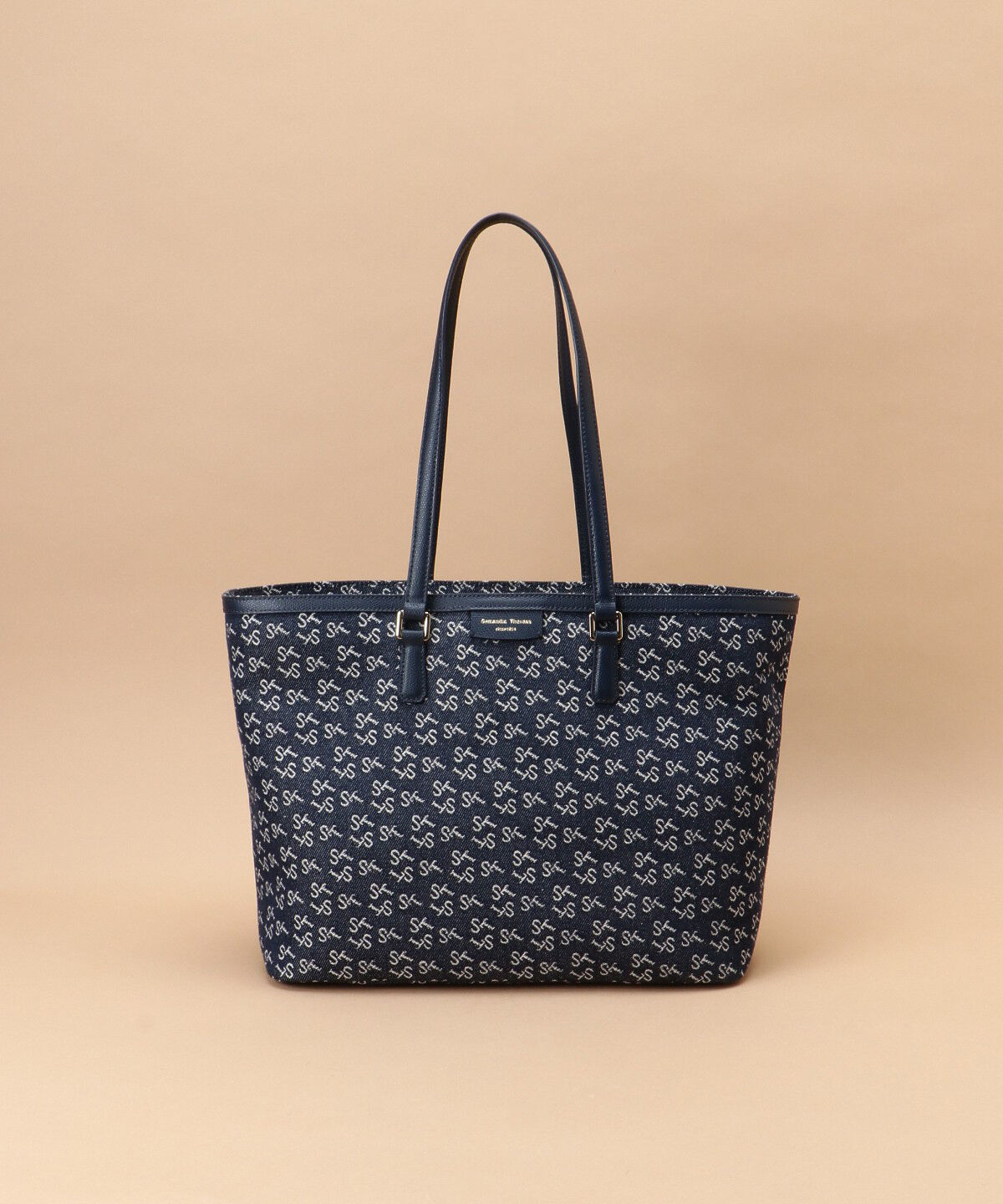 Samantha Thavasa「Denim ST Jacquardトートバッグ」|トートバッグ|ネイビー