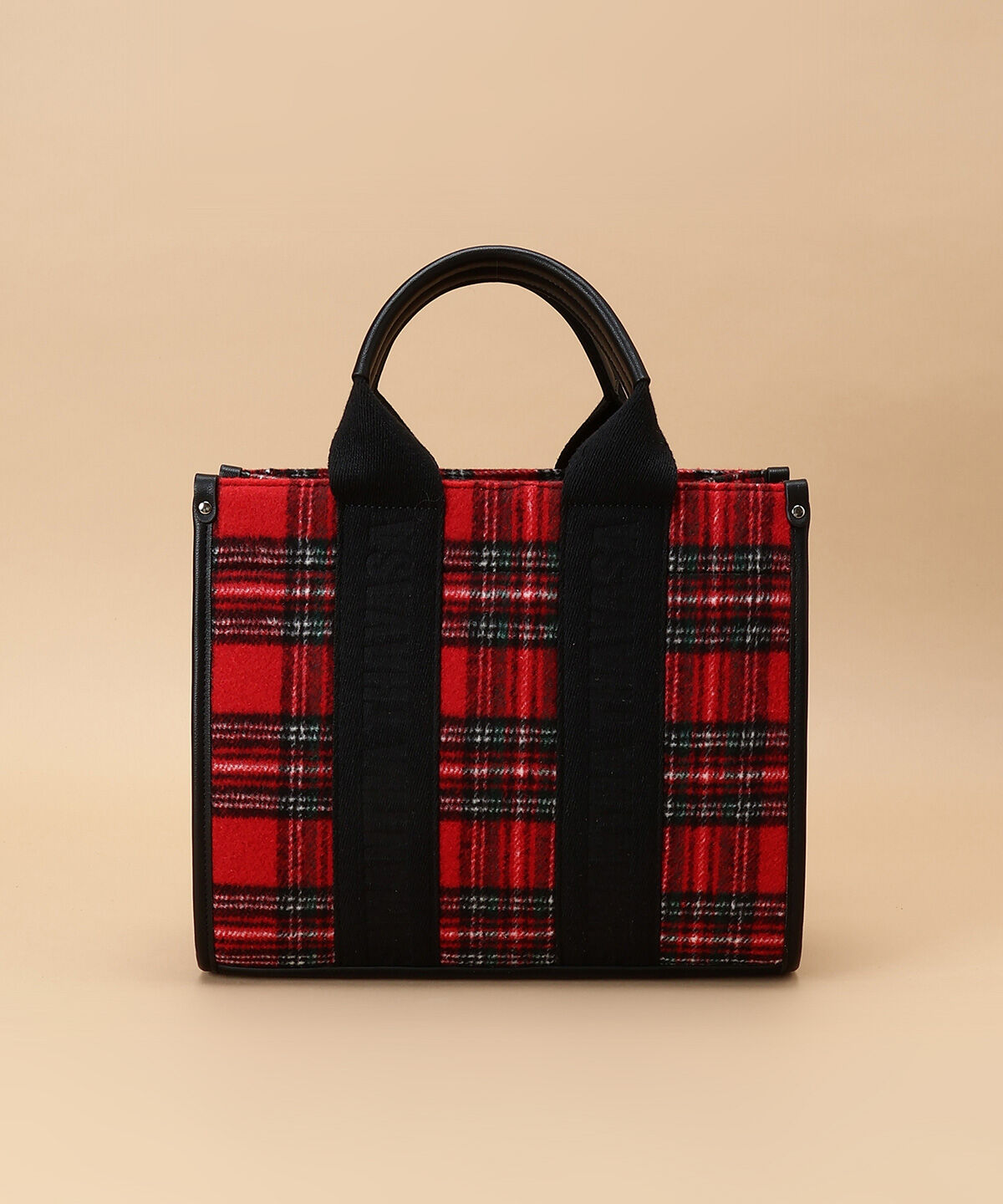 Samantha Thavasa「タータンチェック スクエアトート」|トートバッグ|