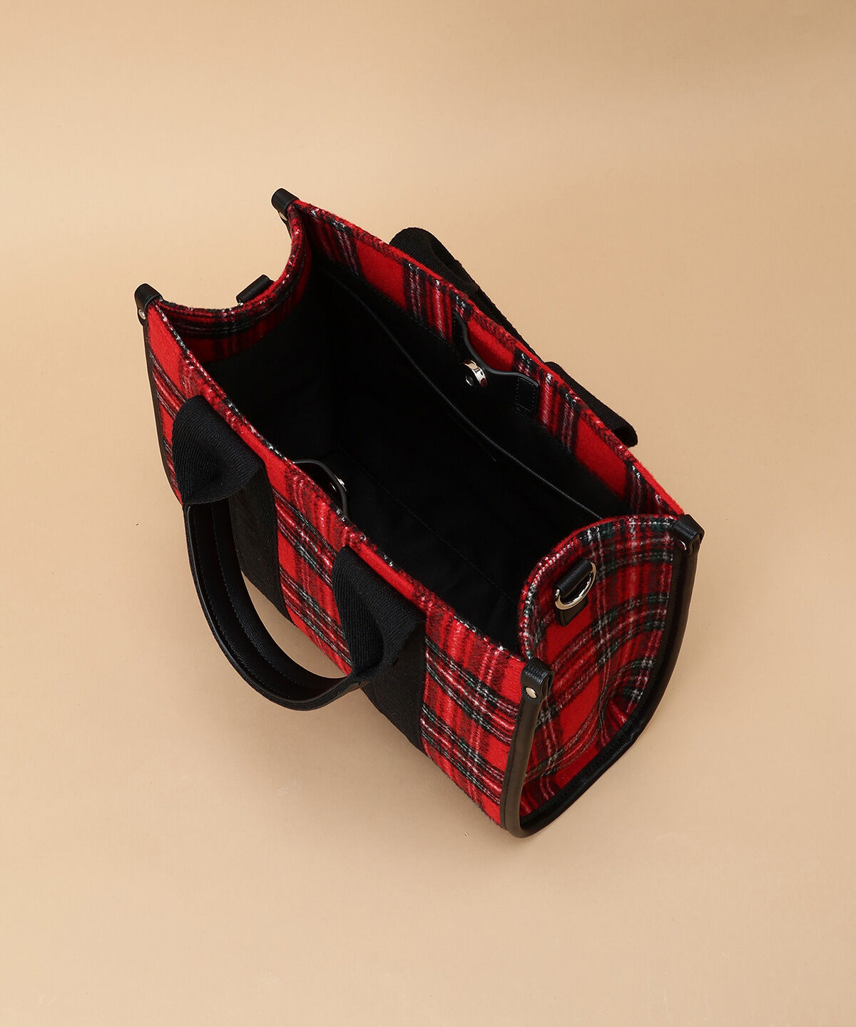 Samantha Thavasa「タータンチェック スクエアトート」|トートバッグ|