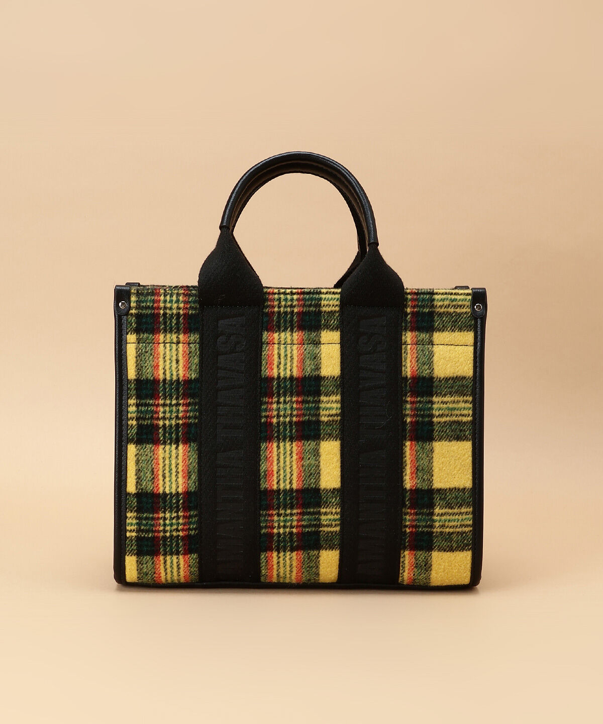 Samantha Thavasa「タータンチェック スクエアトート」|トートバッグ|