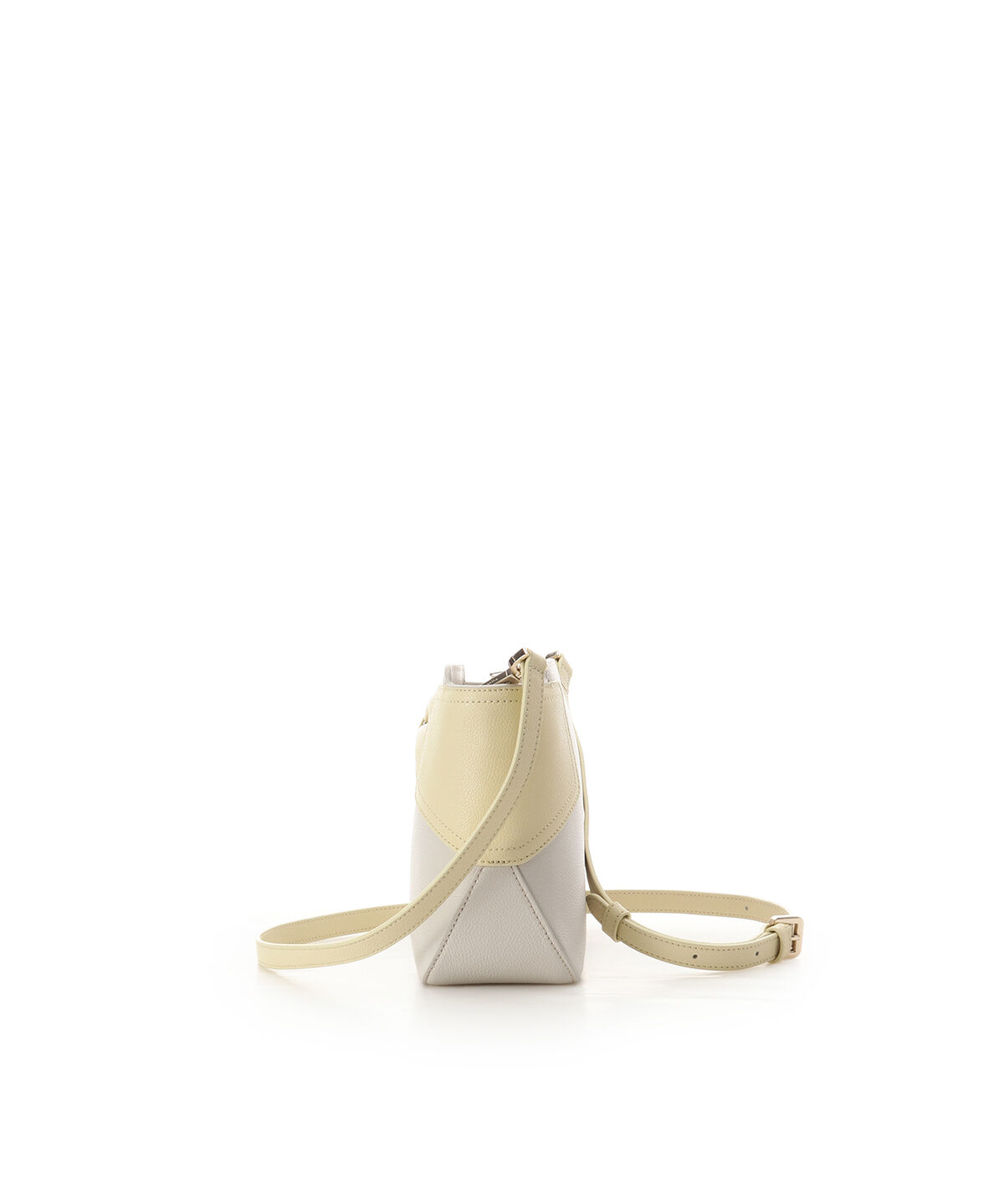 Samantha Thavasa「バイカラーリボンモチーフ スプリットレザーショルダーバッグ」|ショルダー・メッセンジャー|