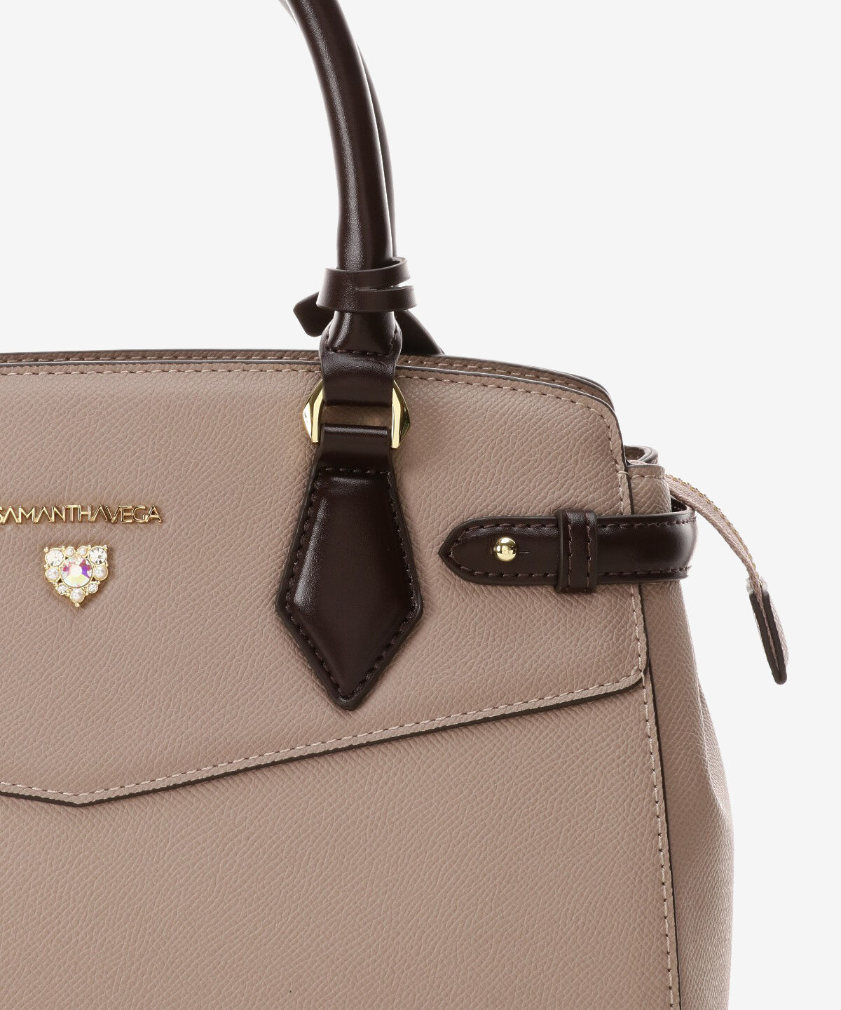 Samantha Vega「ハートビジュー付きハンドバッグ」|ハンドバッグ|