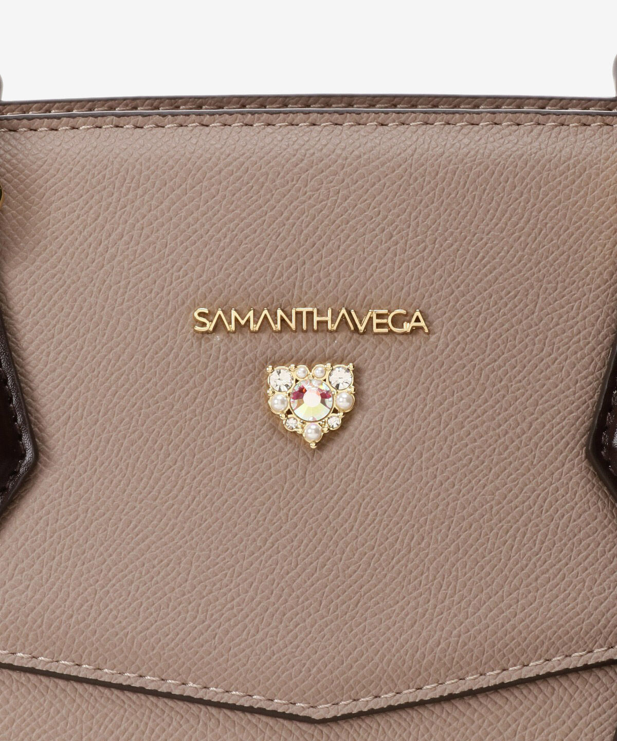 Samantha Vega「ハートビジュー付きハンドバッグ」|ハンドバッグ|