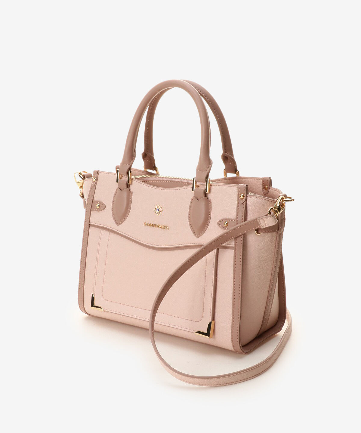 Samantha Vega「シンプルビジューハンドバッグ」|ハンドバッグ|