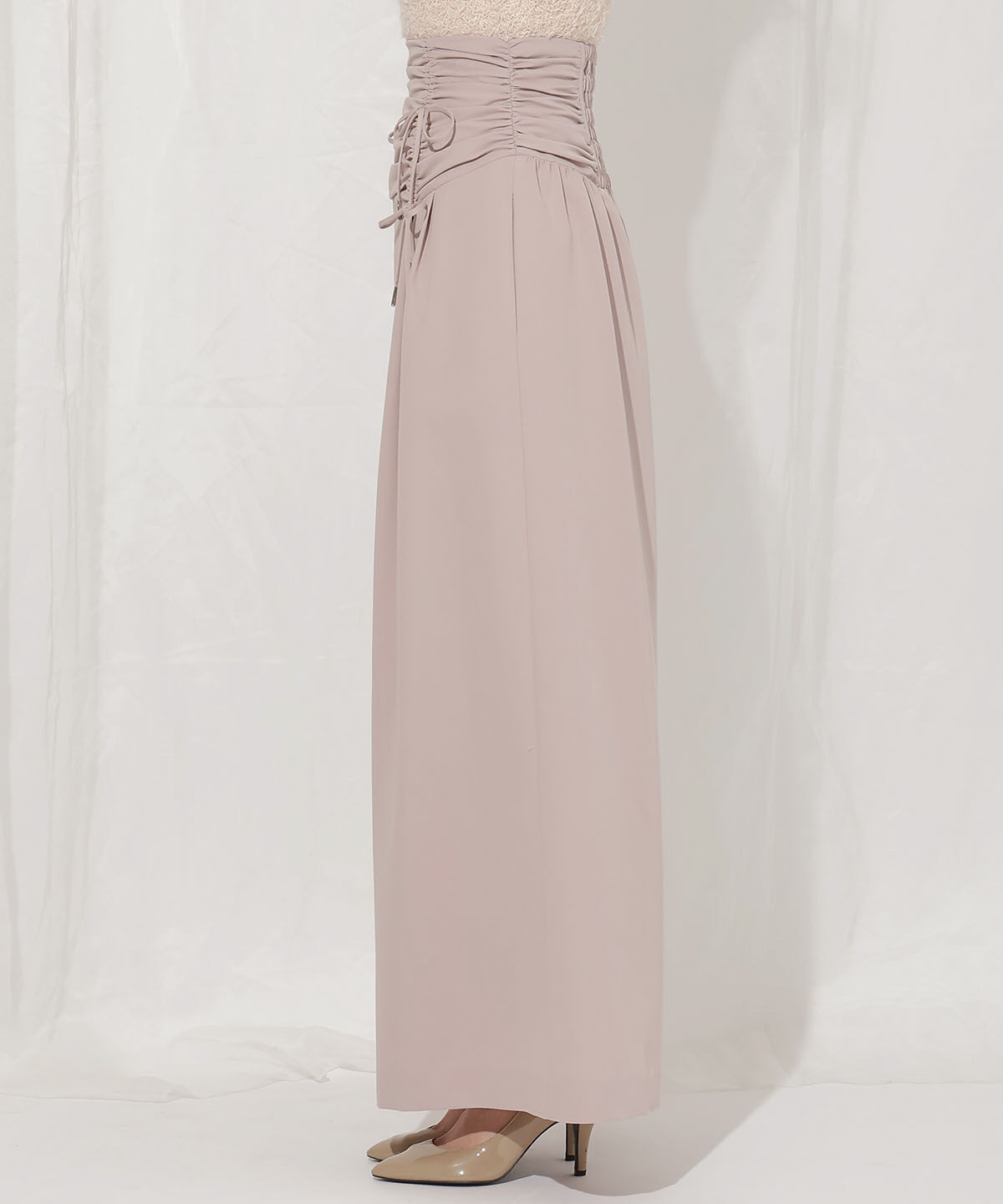 WILLSELECTION「ドロスト風リボンワイドパンツ」|その他|