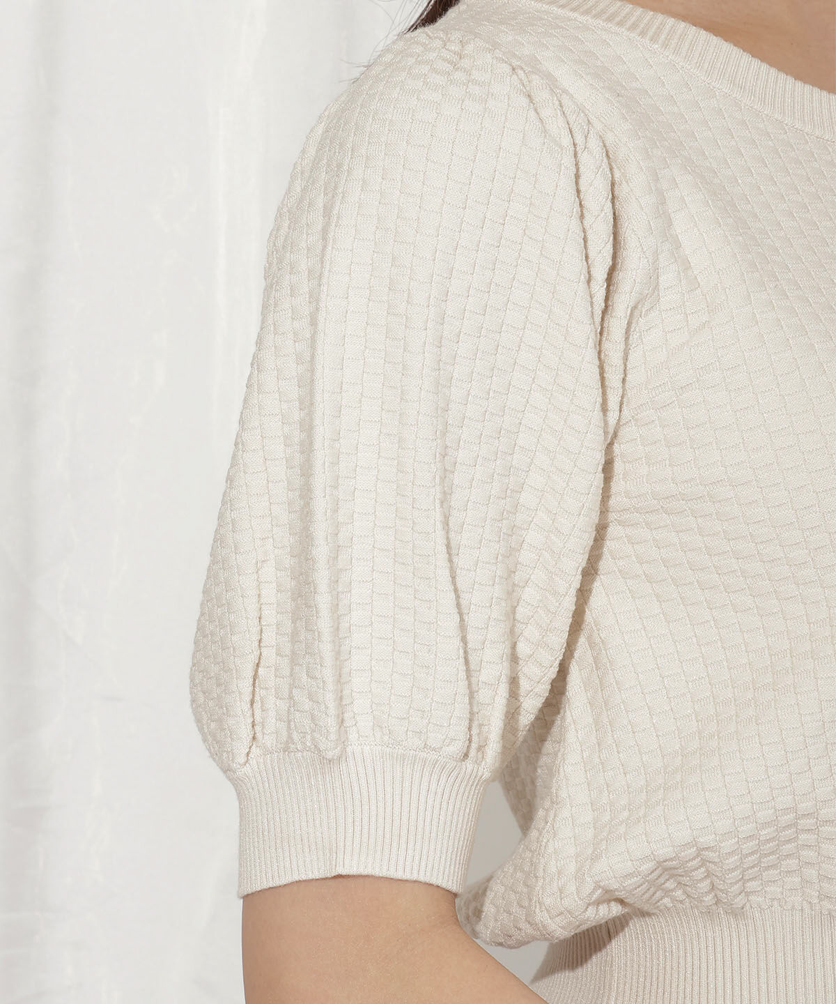 WILLSELECTION「パールリボンパフカーディガン」|カーディガン|