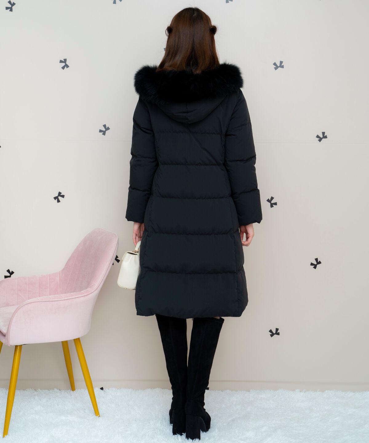 WILLSELECTION「FOXファー付きロングダウン」|ダウン|