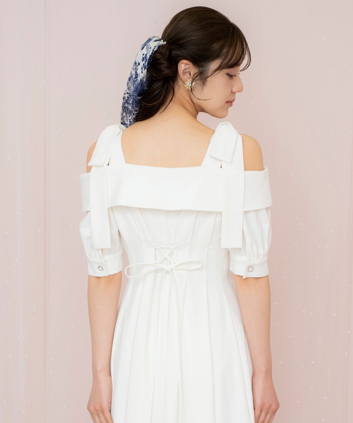 WILLSELECTION「リボンストラップオフショルワンピース」|ワンピース|