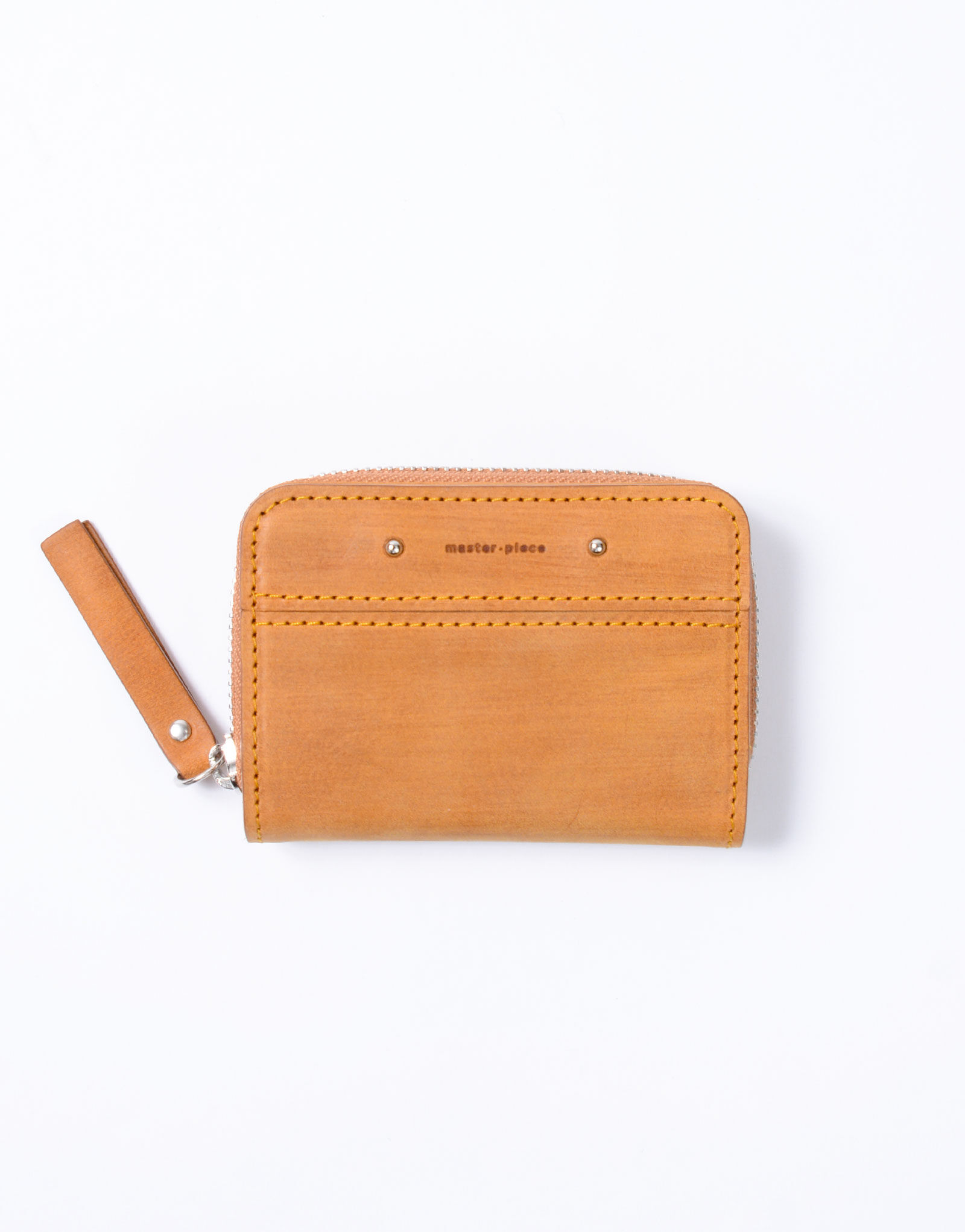 master-piece「Sand ラウンドファスナーカードケース」|財布|キャメル