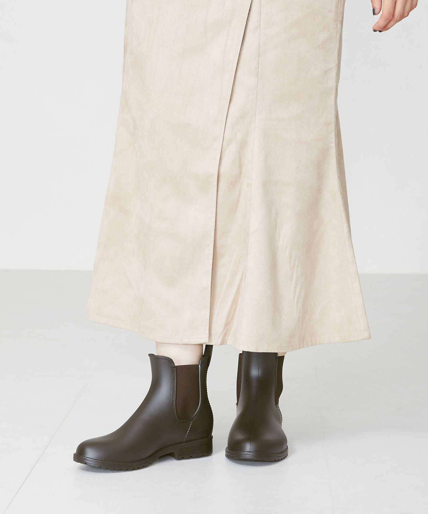 ORiental TRaffic「【累計6万足突破/ 防水 】 サイドゴア ラバー レインブーツ /R-0015 レインシューズ ショートブーツ」|レインシューズ|