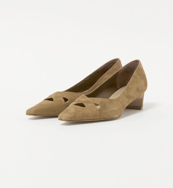 ODETTE E ODILE「ナロースクエアクロス パンプス40&darr;&uarr;」|パンプス|