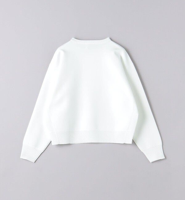 UNITED ARROWS「スウェットライク クルーネック ニットプルオーバー」|ニット・セーター|