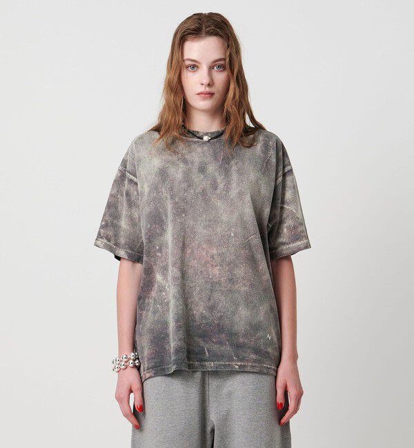 ASTRAET「＜ASTRAET＞コットン アシッド クルーネックTシャツ」|Tシャツ・カットソー|